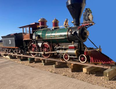 The Ben Hammer American locomotive on the Pinnacle Peak & Southern Railroad
