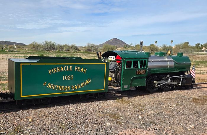 The Hurlbut, the primary locomotive at Pinnacle Peak & Southern Railroad